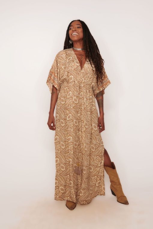 Long Dress Tessal Coachella Sand