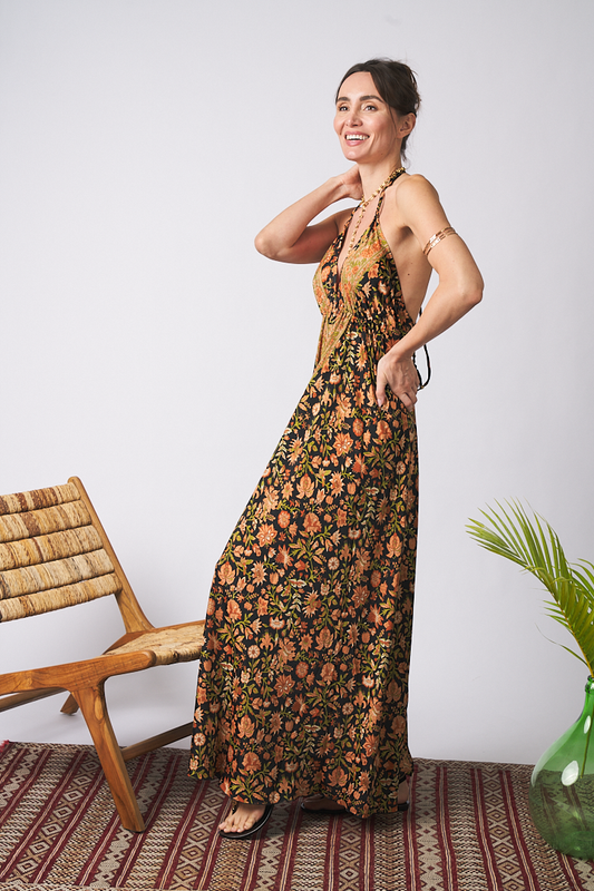 Long Dress Beach Marisol Black