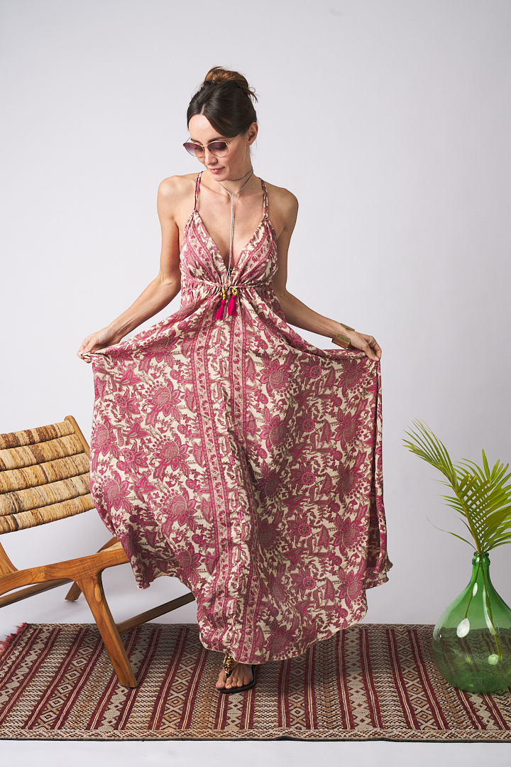 Long Dress Beach Arabesco Tu