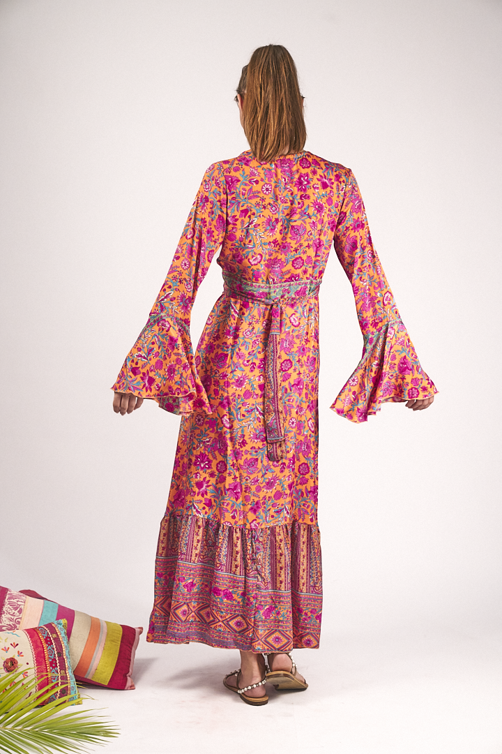 Maxi Kimono Marisols Orange