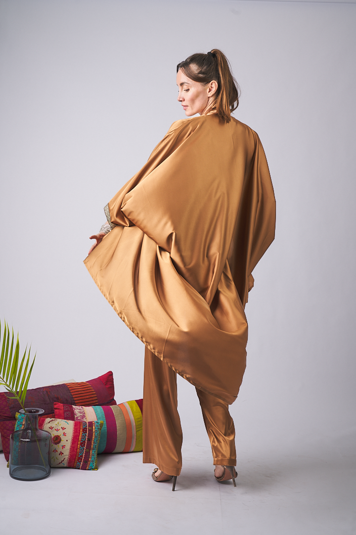 Silk Kimono Lola Champagne