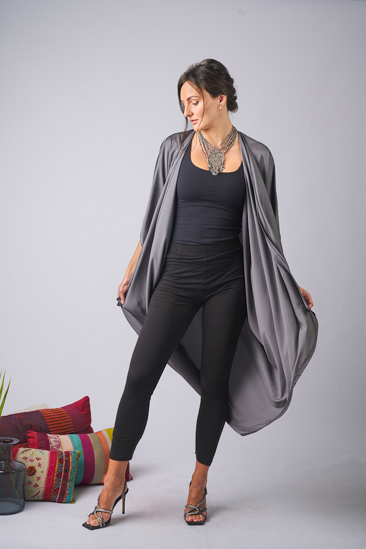 Silk Kimono Lola Grey