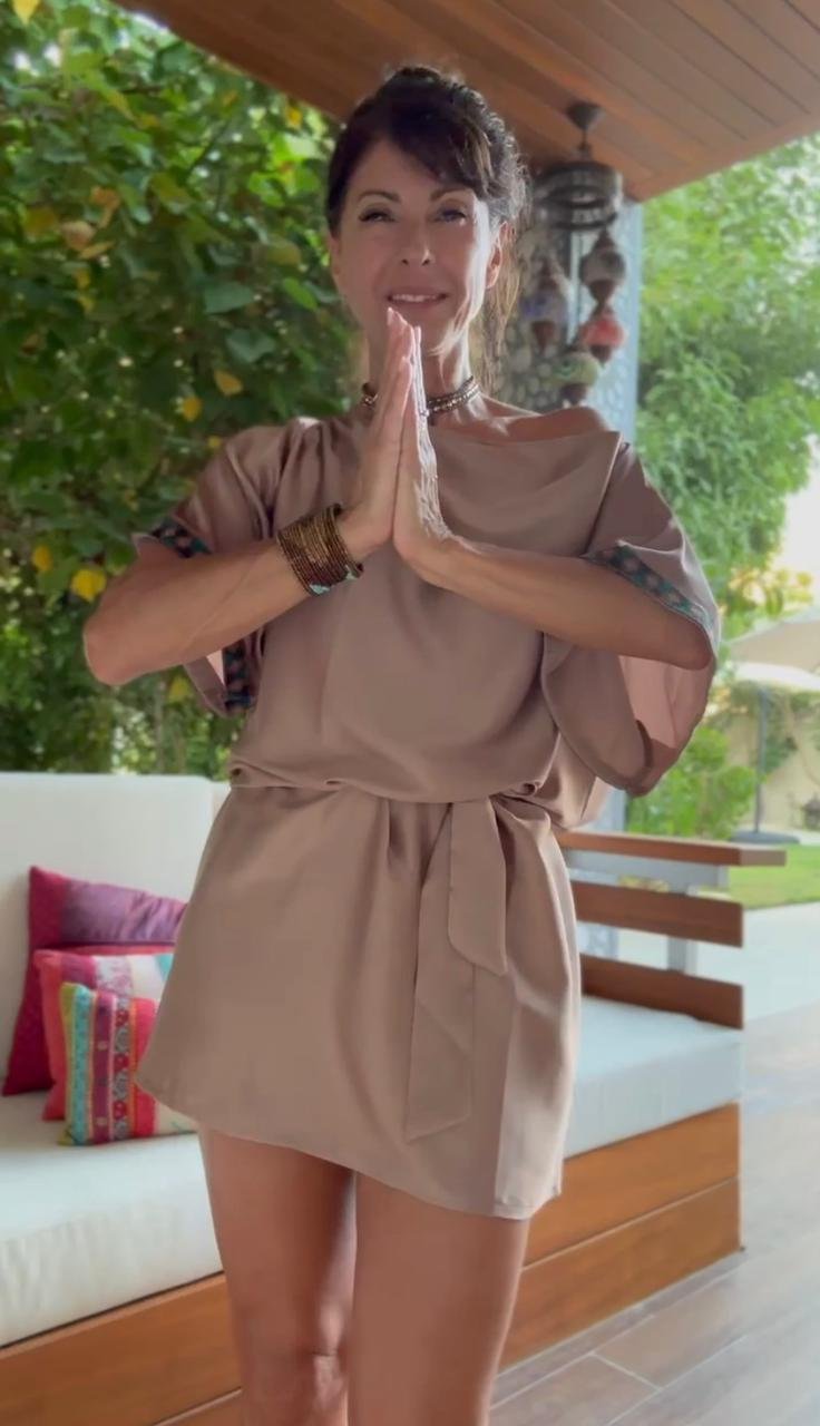 Moon Short Dress Champagne