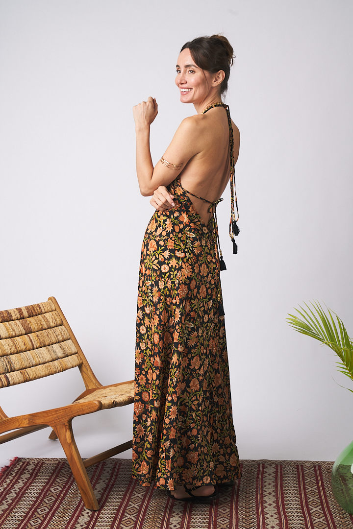 Long Dress Beach Marisol Black