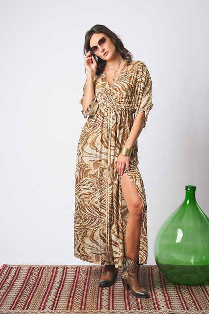Long Dress Tessal Zebra