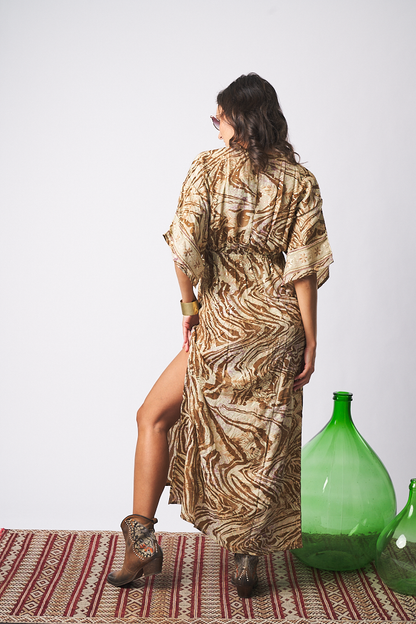 Long Dress Tessal Zebra