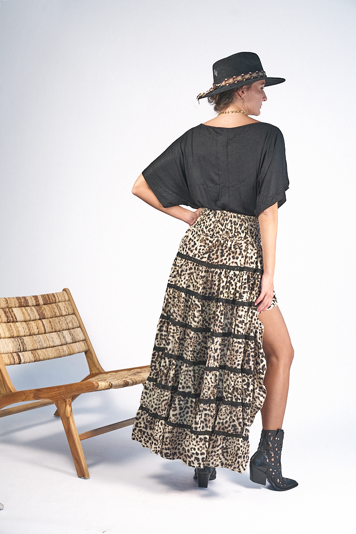 Top Free Love Cotton Black